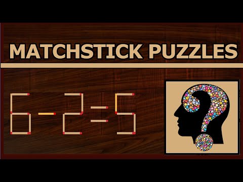 Matchstick Puzzle # 8 | Matchstick Math Problems |Tricky Puzzles |Fix the Equation| High IQ Puzzles