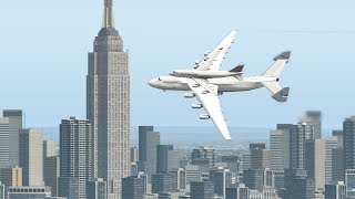 AN225 And Boeing B747 Almost Collided Into Tall Buildings