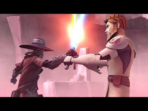 Obi-Wan & Quinlan Vos vs Cad Bane [4K HDR] - Star Wars: The Clone Wars