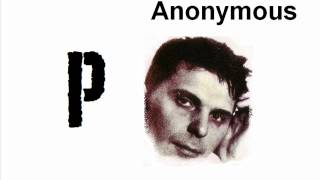 Propaganda - Anonymous. From the unreleased album 2001