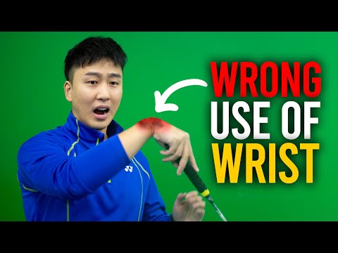 How to use Wrist CORRECTLY in Badminton