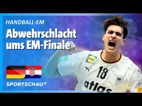 Deutschland - Kroatien Highlights | Handball-EM 2026 | Sportschau
