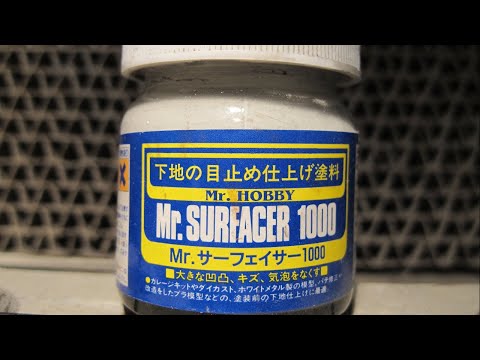 model kit workshop 154: Mr. Surfacer 1000 review