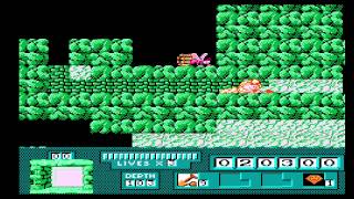 Digger T. Rock: Legend of the Lost City (NES/Nintendo) Gameplay on a Retron 5 in Upscaled 720p