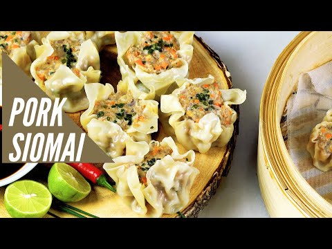 Pork Siomai Recipe | Pork Shumai | How to wrap Siomai