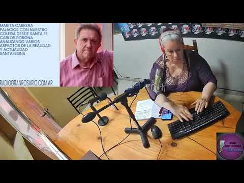 Entrevista Marita Cabrera Palacios al colega Carlos Borgna desde Santa Fe 