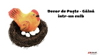 Decor de Paște - Pui din polistiren