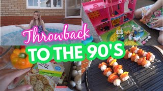 THROWBACK TO THE 90'S FAMILY VLOG