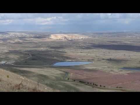 A view of Syria-Israel Border from Tel Hermonit Israel - A memory from Yom Kippur War