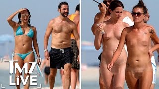 Eva Longoria on a Nude Beach! | TMZ Live