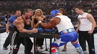 Arm Wrestling Match - Mr Macmahon Vs Mr America (Hulk Hogan) 720p HD Full Match