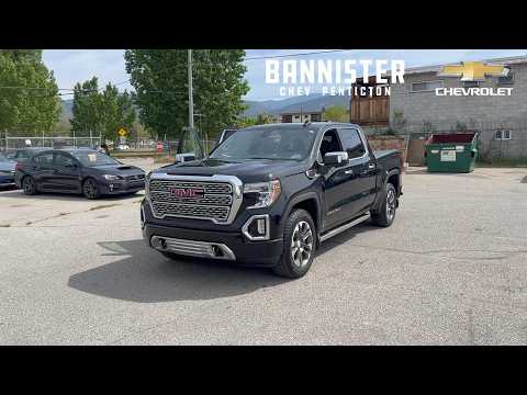 2019 GMC Sierra 1500 Crew CabShort Box 4-Wheel Drive Denali in Black for sale at Bannister Chevrolet Penticton in Penticton, BC