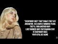Billie Eilish EVERYBODY DIES Lyrics