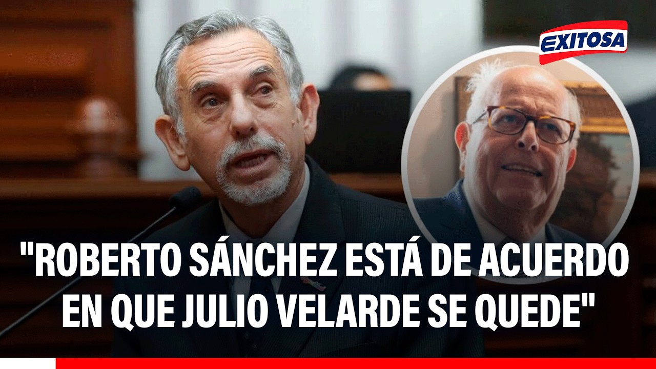🔴🔵 Pedro Francke manifestó que Velarde es una persona de prestigio