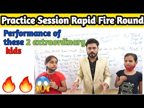 Practice session in the class इन बच्चों का अनुवाद देखकर आप चौक जायेंगे Talented students