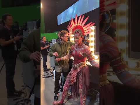 Avatar 3: Fire and Ash backstage