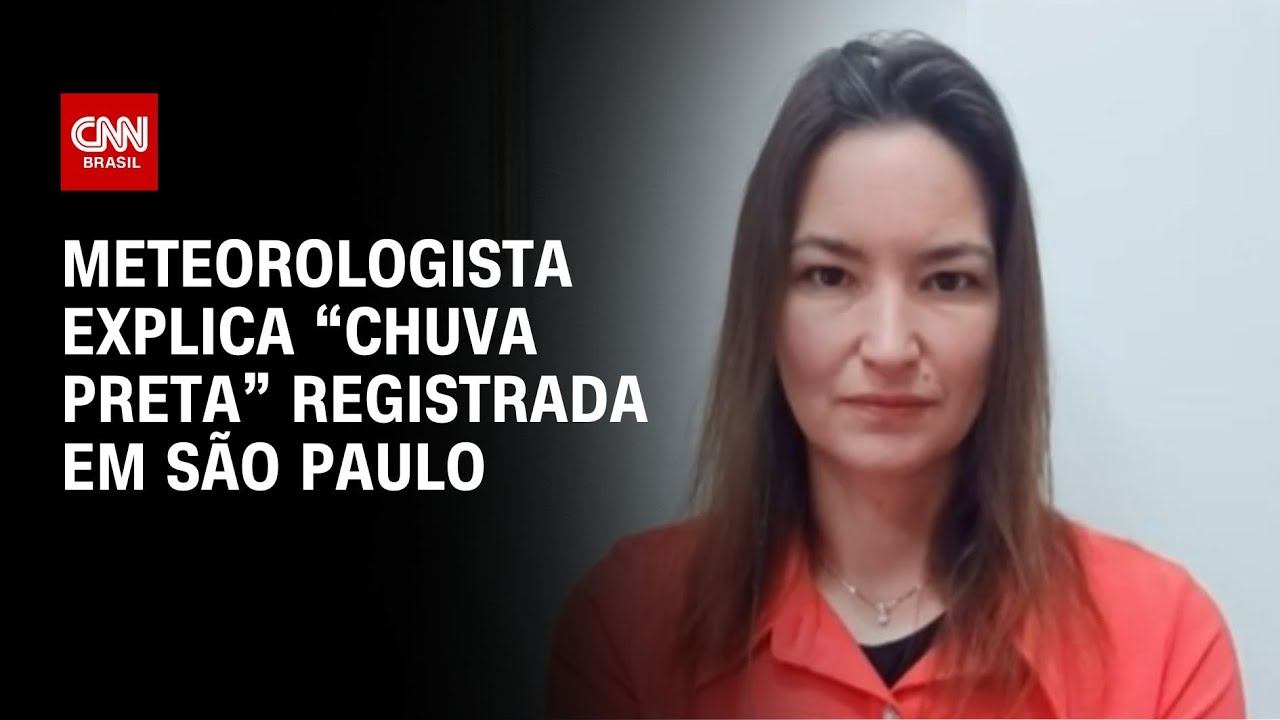 Meteorologista explica “chuva preta” registrada em São Paulo | AGORA CNN