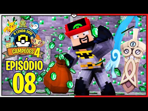 Minecraft A Lenda dos Campeões 4 #8 - Habilidade do RAIO-X para Minerar é INCRÍVEL [Pixelmon]