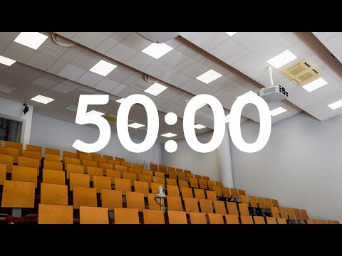 📝School Exams Ambience 📚50 min Ambient Exam Hall Sounds Timer - 50 min of the real exam room sound!