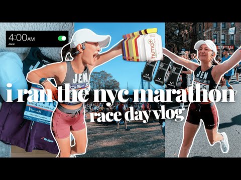 I RAN THE NYC MARATHON...MY FIRST MARATHON EVER!! (Race Day Vlog)