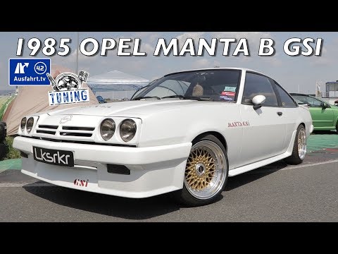 1985 Opel Manta B GSI 2.0 E inkl. Car Porn und Sound Check - Ausfahrt.tv Tuning