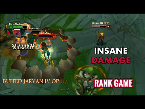 BUFFED JARVAN IV IS OP !!!!   | League of Legends | (RANK GAME)