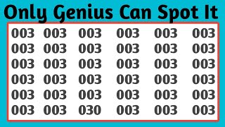 Only Genius Can Spot the Odd Number Fast | Brain Test Quiz