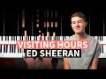 Visiting Hours - Ed Sheeran - PIANO TUTORIAL (accompaniment with chords)