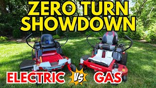 Gas vs Electric Zero Turn Mower Battle