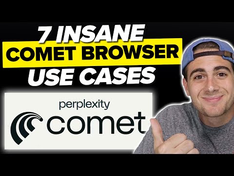 7 MIND BLOWING Use Cases For Comet Browser 🤯 (How To Use Comet Browser For Beginners)