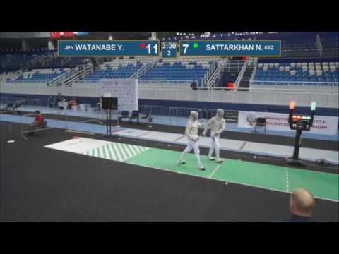 T8  SATTARKHAN N. - WATANABE Y. Black sea cup / men's individual (Green piste)