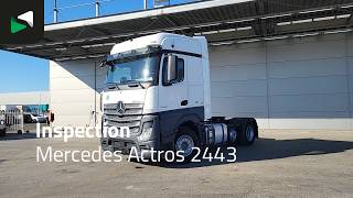 Cap tractor Mercedes-Benz Actros 2443 6X2 BigSpace Retarder Standklima ACC Liftachse Schie | Imagine 4 - Autoline