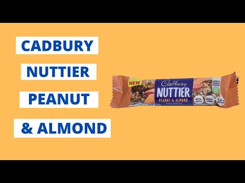 Cadbury Nuttier Peanut & Almond in milk chocolate