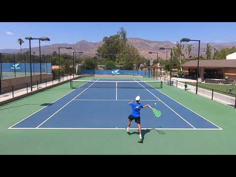Lachlan Robertson - Weil Tennis Academy (Drills&Point play)