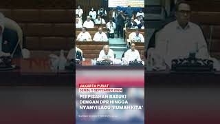 Momen Haru Menteri PUPR Basuki Pamitan di DPR, Teteskan Air Mata hingga Nyanyikan Lagu 'Rumah Kita'