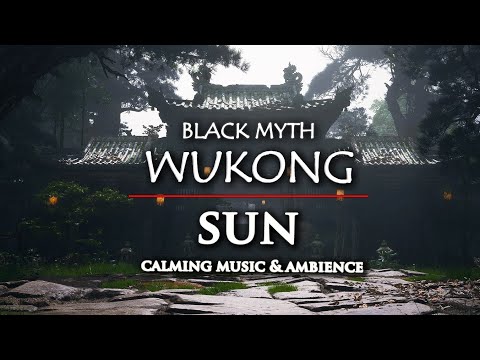 Whispers of Sun Wukong - A Calm Meditation Journey Through Black Wind Mountain