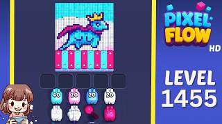 Pixel Flow Level 1455 Solution Walkthrough
