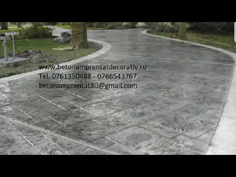Beton Amprentat Piatra Mică -Prahova Tel.0761350488 -0766543767