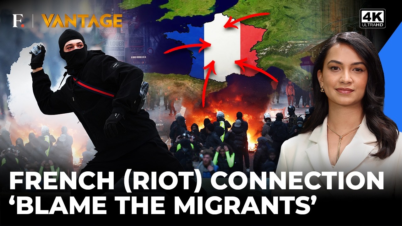 France Riots: Why Trump, Right-Wing Politicians are Blaming Migrants | Vantage on Firstpost