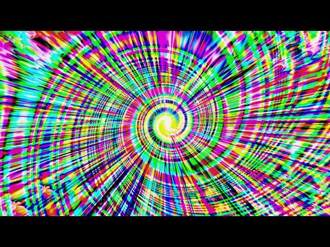 Color Vortex: A Hypnotic Psychedelic Spiral in 4K (No Sound)