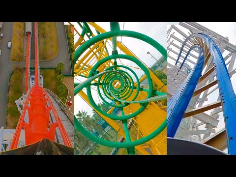 Video: Every Roller Coaster at Nagashima Spaland Amusement Park, Japan! — Nagashima Spa Land in Kuwana, Mie
