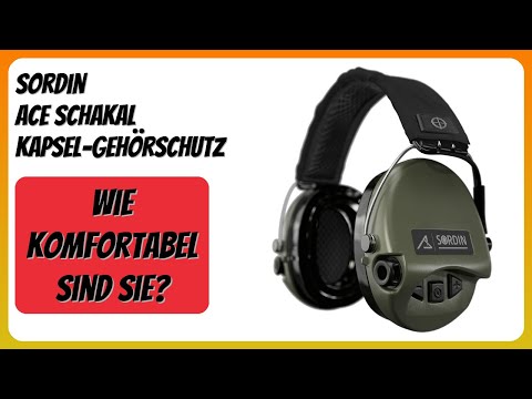 BEWERTUNG (2025): Sordin ACE Schakal Kapsel-Gehörschutz. Infos