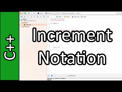 Increment Notation C Programming Tutorial 16 Pc Mac 2015