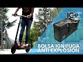 Video: ICe Bag S2. Bolsa IGNIFUGA de Seguridad ANTI INCENDIOS para Patinete ELÉCTRICO