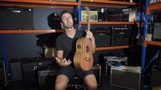 Video thumbnail for COLE CLARK LITTLE LADY 2E REDWOOD/BLACKWOOD - QUICK REVIEW by Haworth Guitars