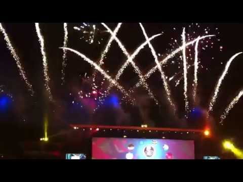 Feux d'artifice de la nuit celtique de lorient le 03/08/2014