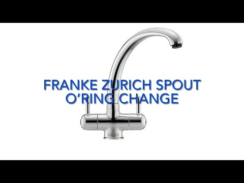 FRANKE ZURICH / ATHENA - How to change the spout seals O’Rings repair leaking tap ​ @tapmagician