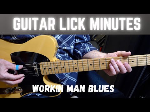 GUITAR LICK MINUTES- This week: The guitar licks of Merle Haggard's classic song WORKIN MAN BLUES.