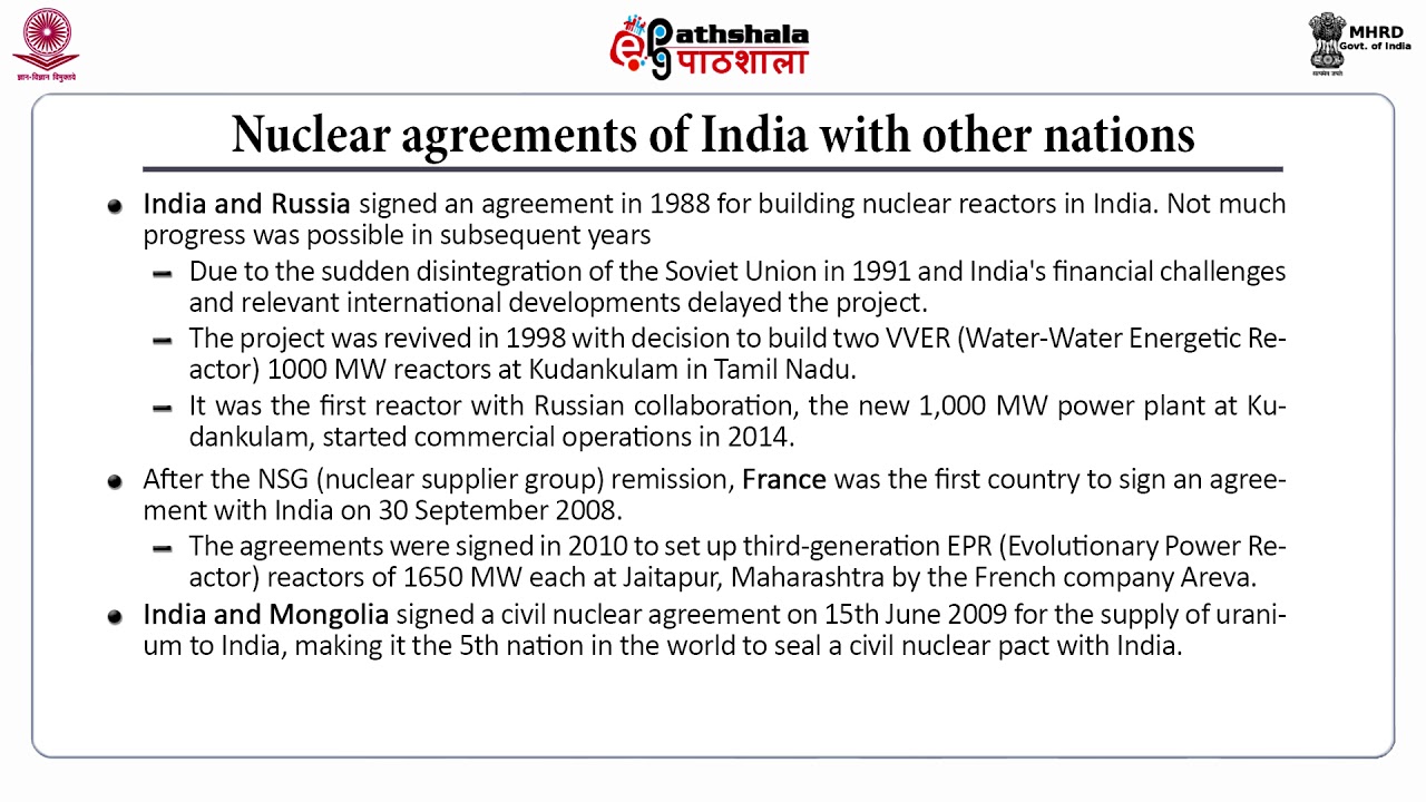 Prospects of Nuclear Energy in India