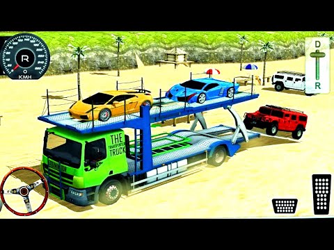 Car Transporter Euro Truck Game - Multi Cars Transport 3D Vehicles - Android GamePlay #2